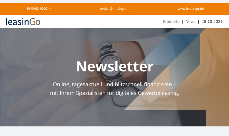 Screenshot Finanzierung leichtgemacht: 5 Themen-Specials